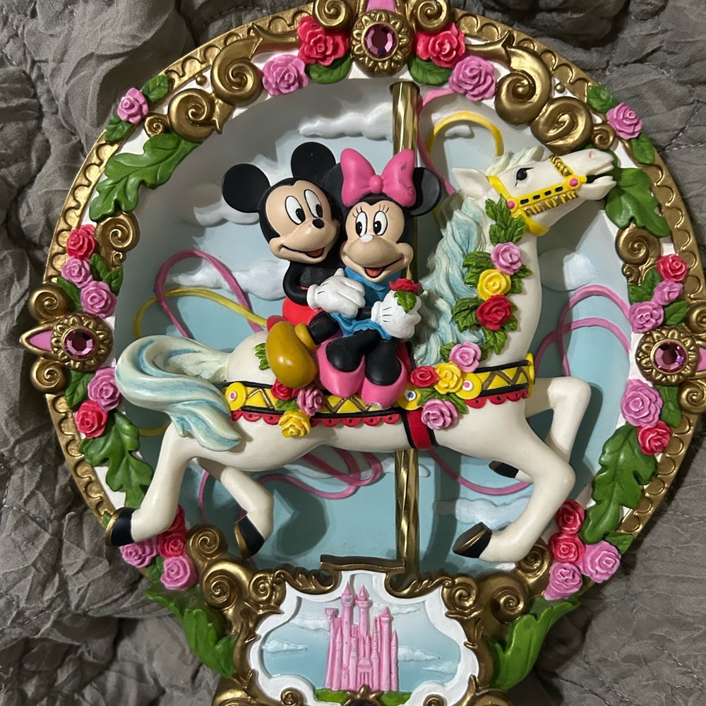 Disney Mickey and Minnie Mouse carousel